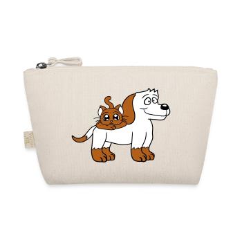 Chien Chat Deux Amis Équipe Chaton 2 Duo Équipage - Trousse biologique - nature - Devant