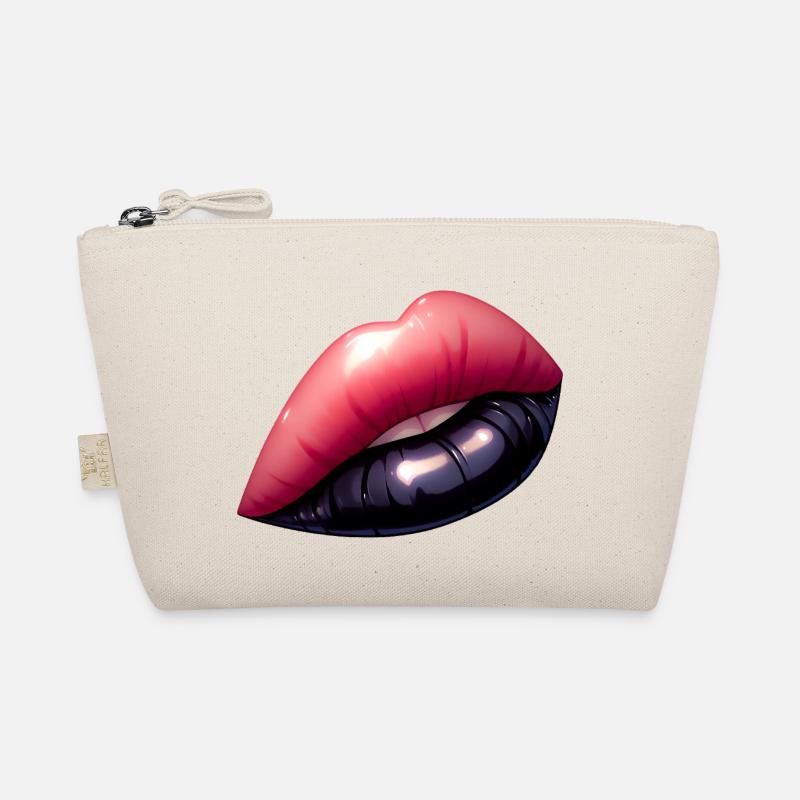 Black lips, mesmerizing charm. Trousse biologique