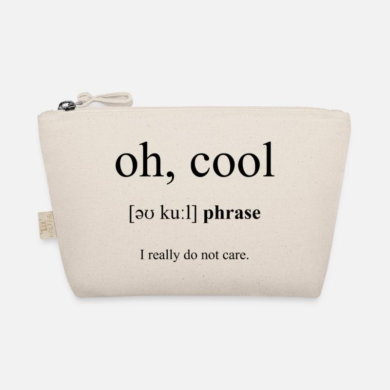 Oh Cool Definition Dictionary Bio-Täschchen