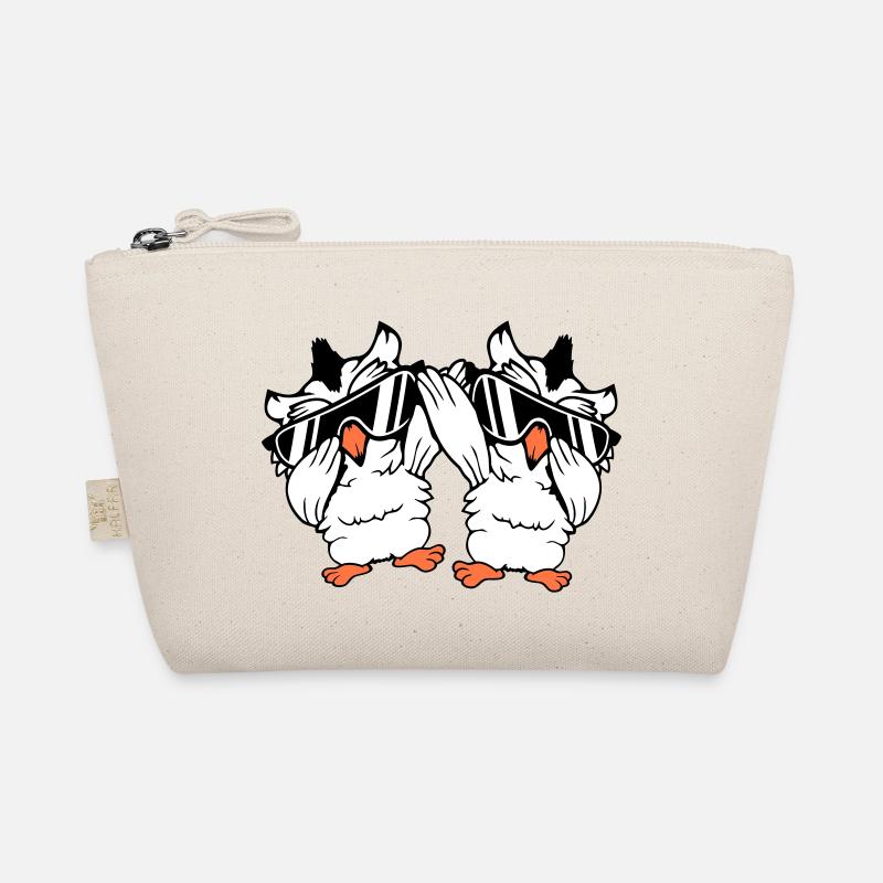2 hiboux Dabbing Dab Danse Pose Geste Lunettes de soleil Trousse biologique