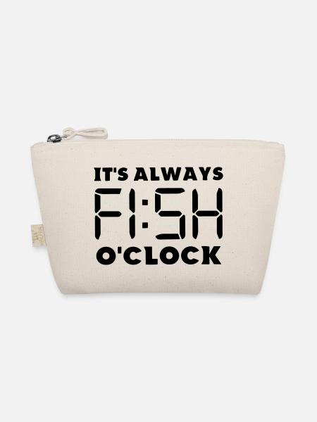 its always fish o clock - Organic Pouch - nature - Front
