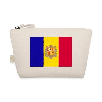 Flagge von Andorra – Symbol der Unabhängigkeit und Tradition - Bio-Täschchen - Natur - Vorne