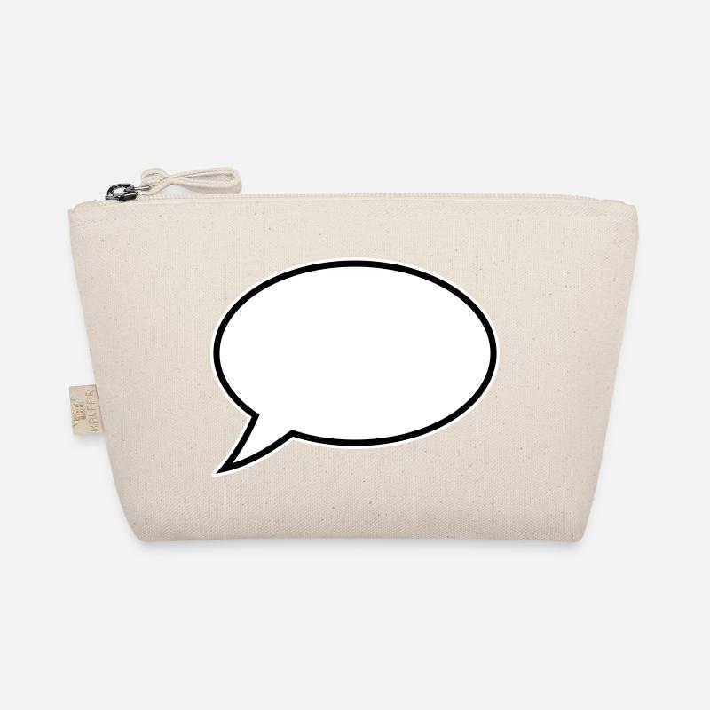 Speech Bubble Design Organic Pouch