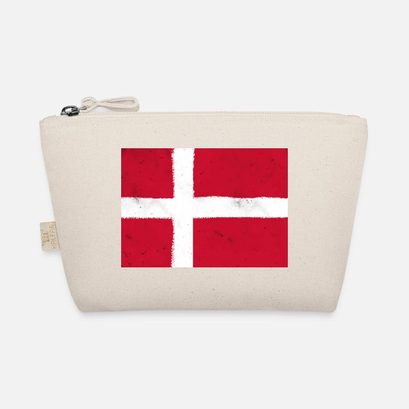 Drapeau du Danemark – couleurs nationales du Danemark Trousse biologique