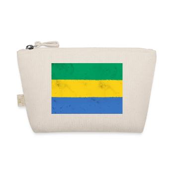 Flagge von Gabun – Farben Afrikas - Bio-Täschchen - Natur - Vorne