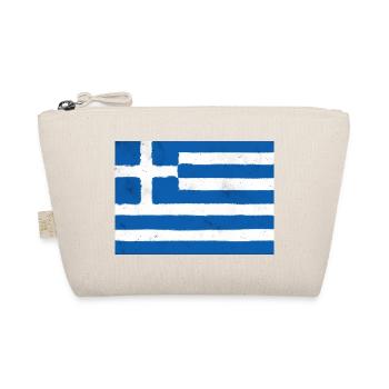 Drapeau de la Grèce – Identité bleue - Trousse biologique - nature - Devant