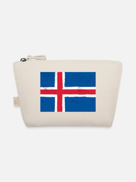 Flag of Iceland - Organic Pouch - nature - Front