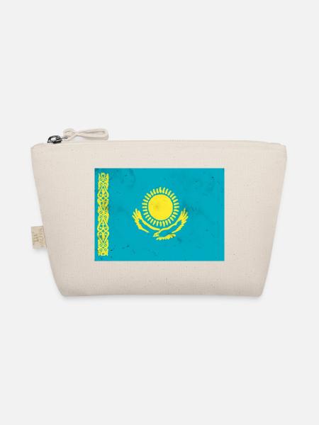 Flag of Kazakhstan - Organic Pouch - nature - Front