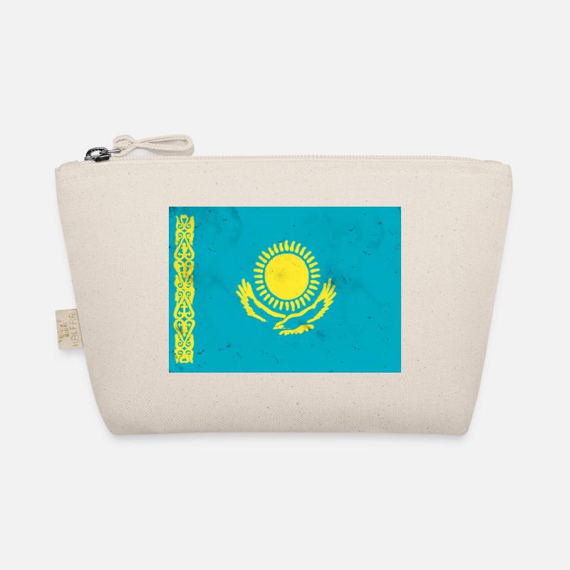 Flagge von Kasachstan Bio-Täschchen
