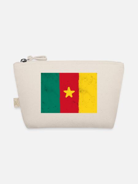 Flagge von Kamerun - Bio-Täschchen - Natur - Vorne