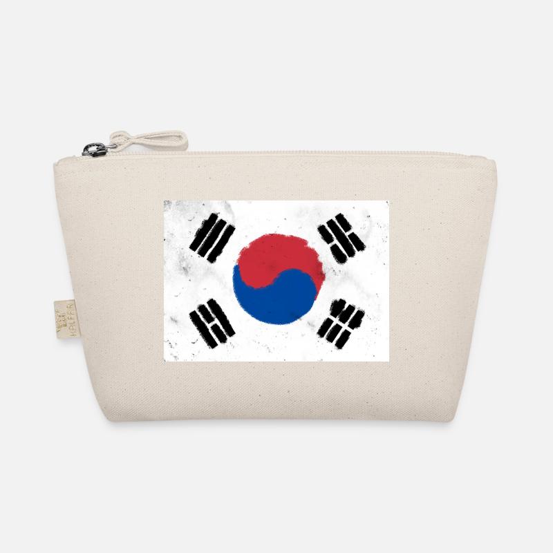 Flagge von Südkorea Bio-Täschchen