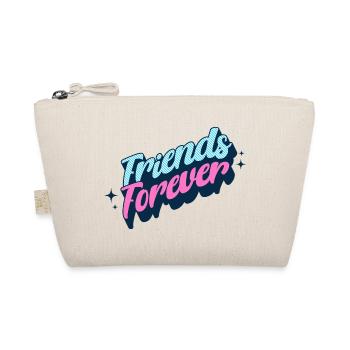 Friends Forever Retro Neon Script - Bio-Täschchen - Natur - Vorne