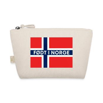 Drapeau norvégien – Né en Norvège - Trousse biologique - nature - Devant