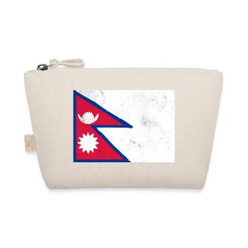 Flagge von Nepal - Bio-Täschchen - Natur - Vorne