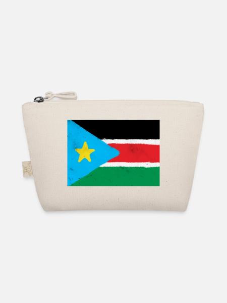 Flag of South Sudan - Organic Pouch - nature - Front