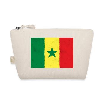 Flagge von Senegal - Bio-Täschchen - Natur - Vorne