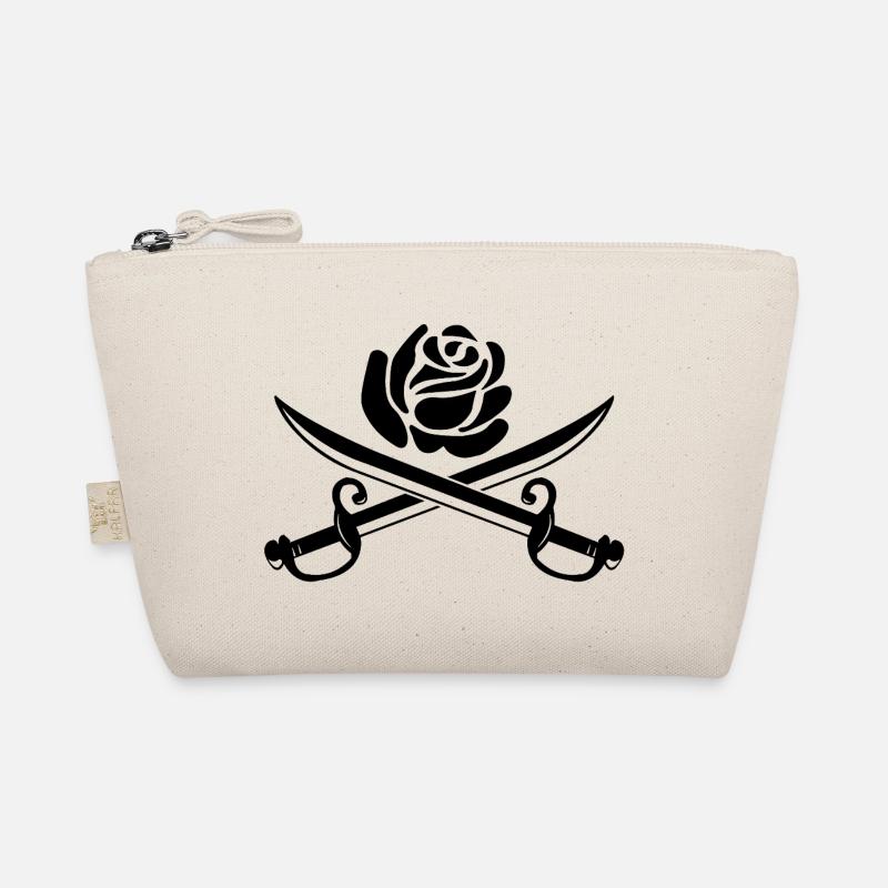 Rose noire et épées croisées Trousse biologique