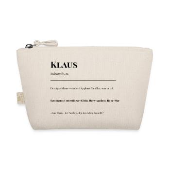 Klaus - Bio-Täschchen - Natur - Vorne