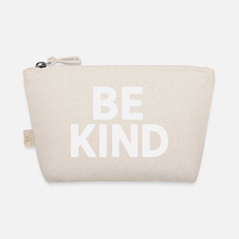 Be kind slogan plain Organic Pouch