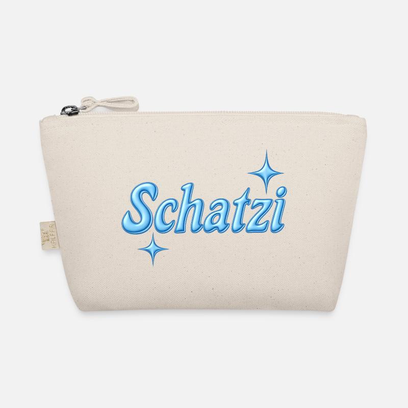 schatzi / Design Y2K / bleu Trousse biologique