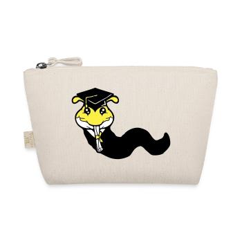Caterpillar High School Graduation Passed College Worm - Organic Pouch - nature - Front