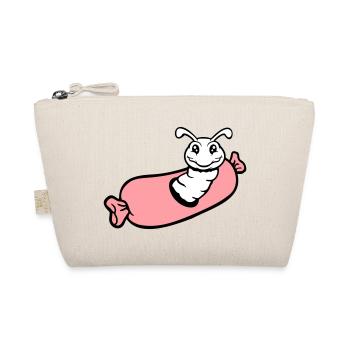 trou de chenille saucisse saucisses grill faim manger - Trousse biologique - nature - Devant