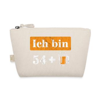 I'm 54 plus beer 55th birthday - Organic Pouch - nature - Front