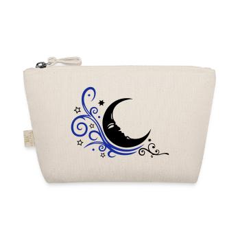 Mystical moon with stars night symbol - Organic Pouch - nature - Front