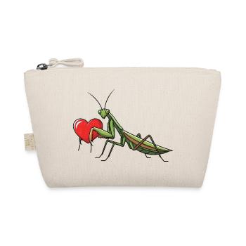 Praying Mantis Praying Mantis Heart - Organic Pouch - nature - Front