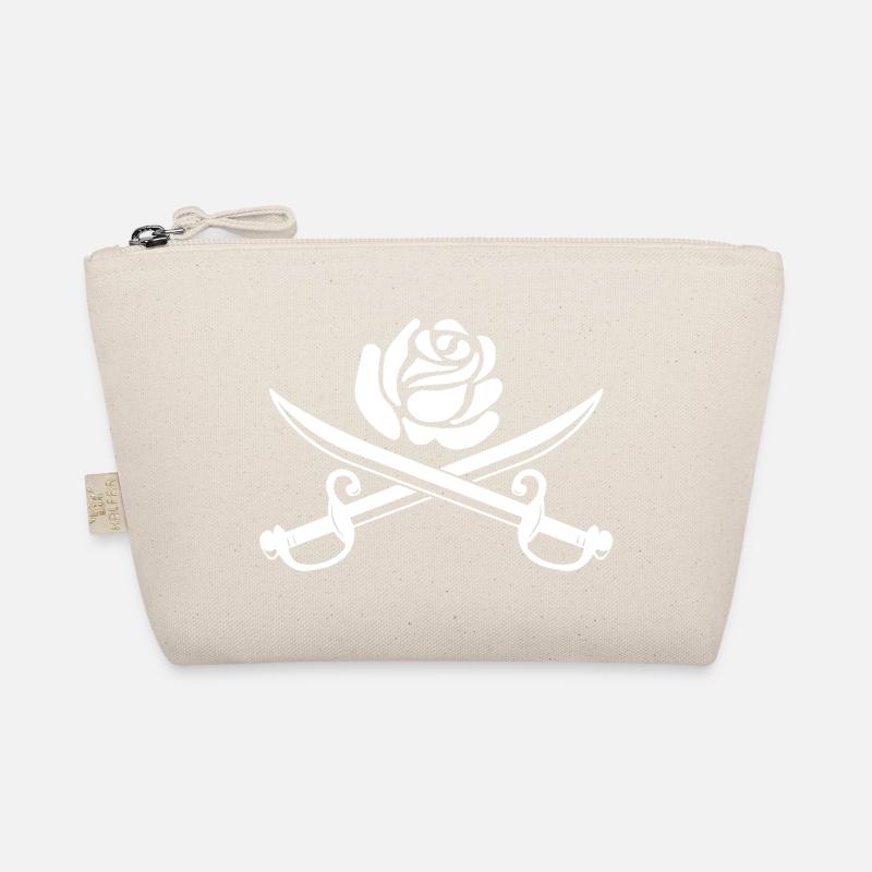 Fleur blanche et épées croisées Trousse biologique