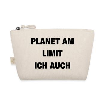 Planet am Limit - ich auch - Bio-Täschchen - Natur - Vorne