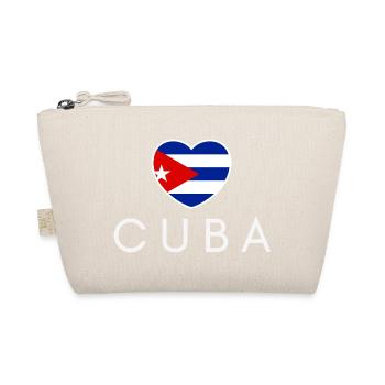 I love Cuba, heart Cuba - Organic Pouch - nature - Front