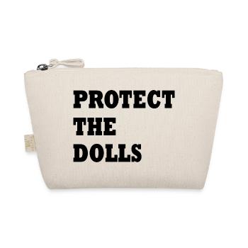 protect the dolls - Bio-Täschchen - Natur - Vorne