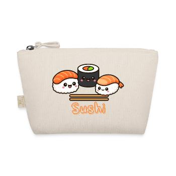 Illustration de sushi kawaii - Cute Asia Design - Trousse biologique - nature - Devant