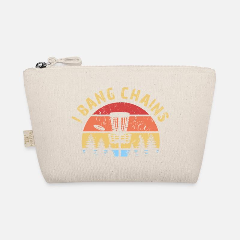Disc Golf Discgolf I Bang Chains Funny Saying Organic Pouch