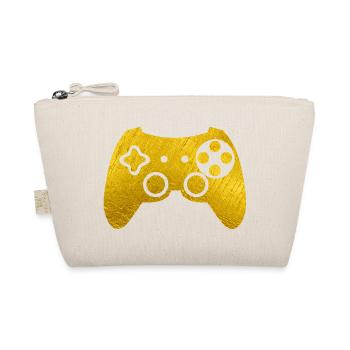 Goldenes Gamepad - Bio-Täschchen - Natur - Vorne