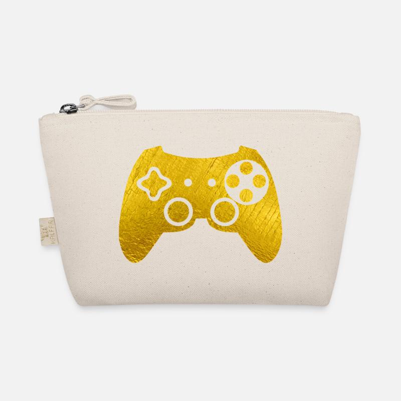 Goldenes Gamepad Bio-Täschchen
