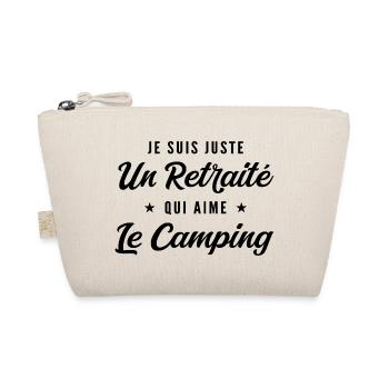 Retraité Campeur Humour Cadeau Retraite - Trousse biologique - nature - Devant