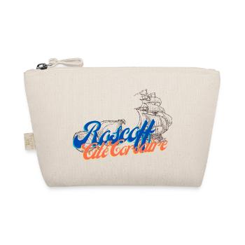 Roscoff Brittany Vintage Sailing Yachts - Organic Pouch - nature - Front