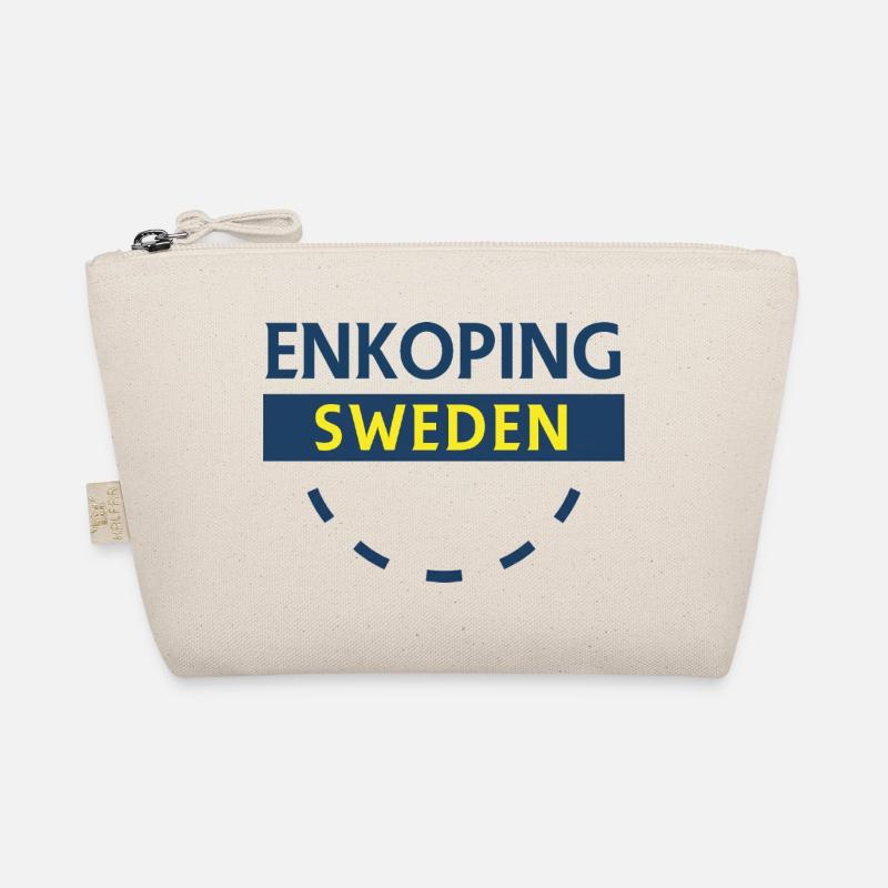 Enköping Schweden Stadtschild Bio-Täschchen