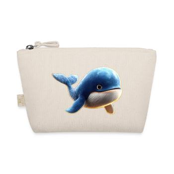 Blue Whale Whale Blue Whales Whale Song Diver Ocean Whales - Organic Pouch - nature - Front