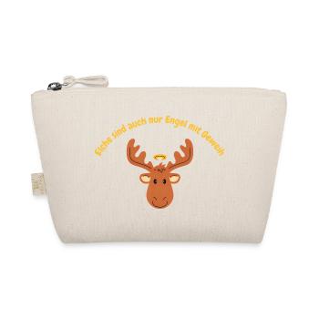 Moose are also just angels with antlers - Organic Pouch - nature - Front