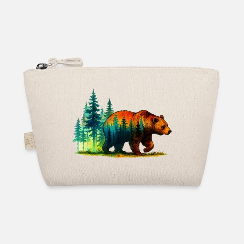 Ours Forêt Réflexion Randonnée Nature sauvage Trousse biologique