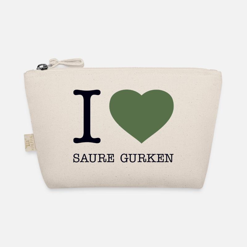 I love Saure Gurken - Bio-Täschchen - Natur