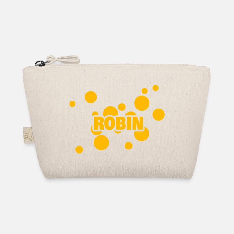 Robin als Robin Bio-Täschchen