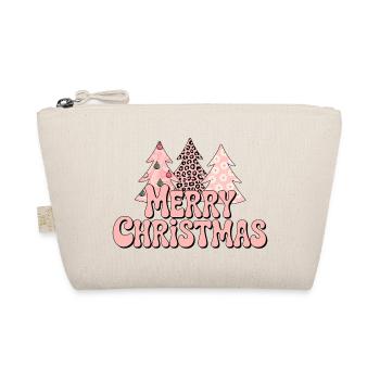 Merry Christmas - Bio-Täschchen - Natur - Vorne