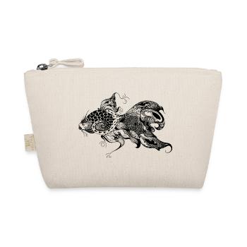 Fisch - Bio-Täschchen - Natur - Vorne