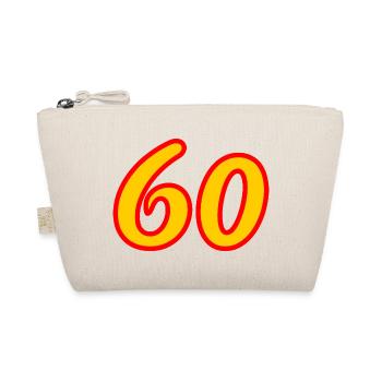 60. 60 ANS. 60e ANNIVERSAIRE. ANNIVERSAIRE 60 ANS. - Trousse biologique - nature - Devant