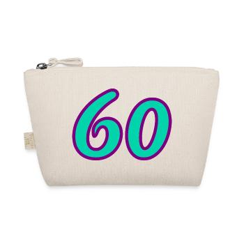 60. 60 ANS. 60e ANNIVERSAIRE. ANNIVERSAIRE 60 ANS. - Trousse biologique - nature - Devant