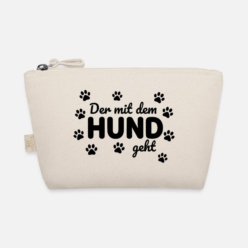 Lustiger Hunde Spruch Statement gassi gehen Bio-Täschchen